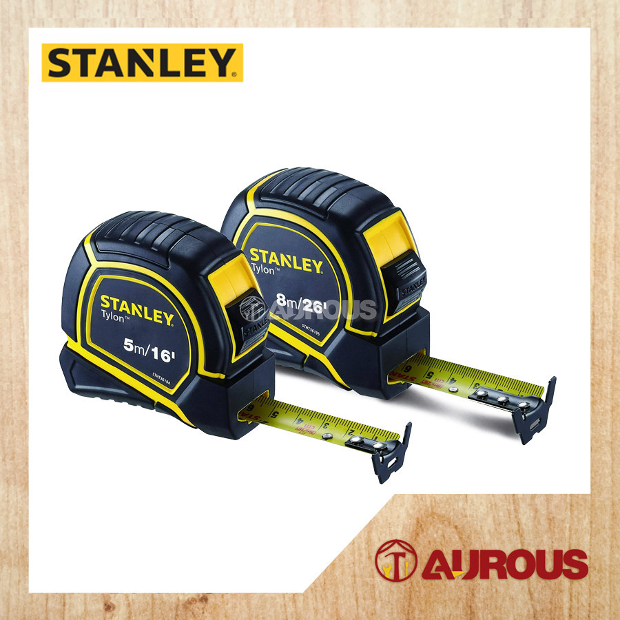 STANLEY TYLON MEASURING TAPE (STHT36194 - 5M/16') (STHT36195 - 8M/26 ...