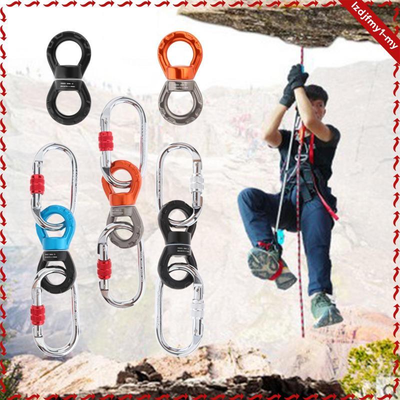 leipupa Rope Swivel 30kN Rotational Spinner Hanger for Rock Climbing ...