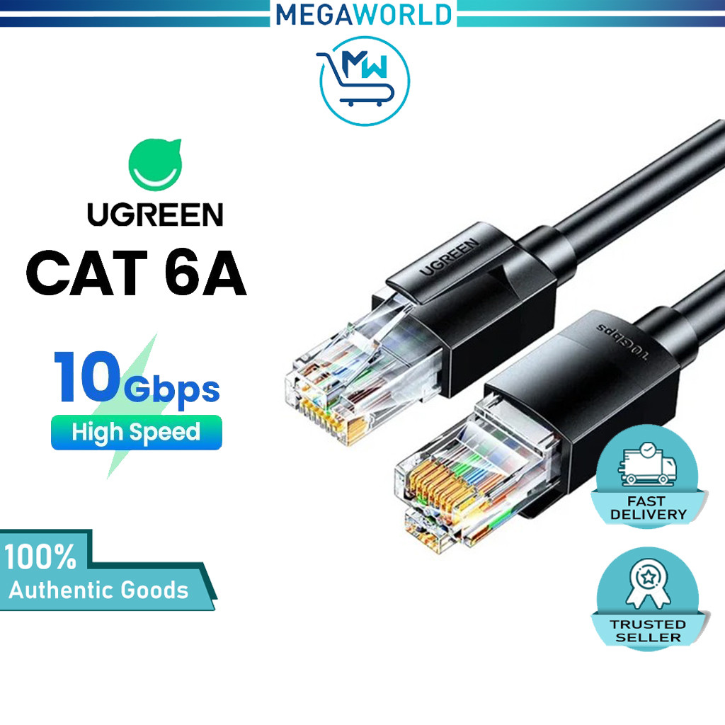 UGREEN Cat 6A UTP Ethernet Cable RJ45 10Gbps 500MHz Low Latency LAN ...