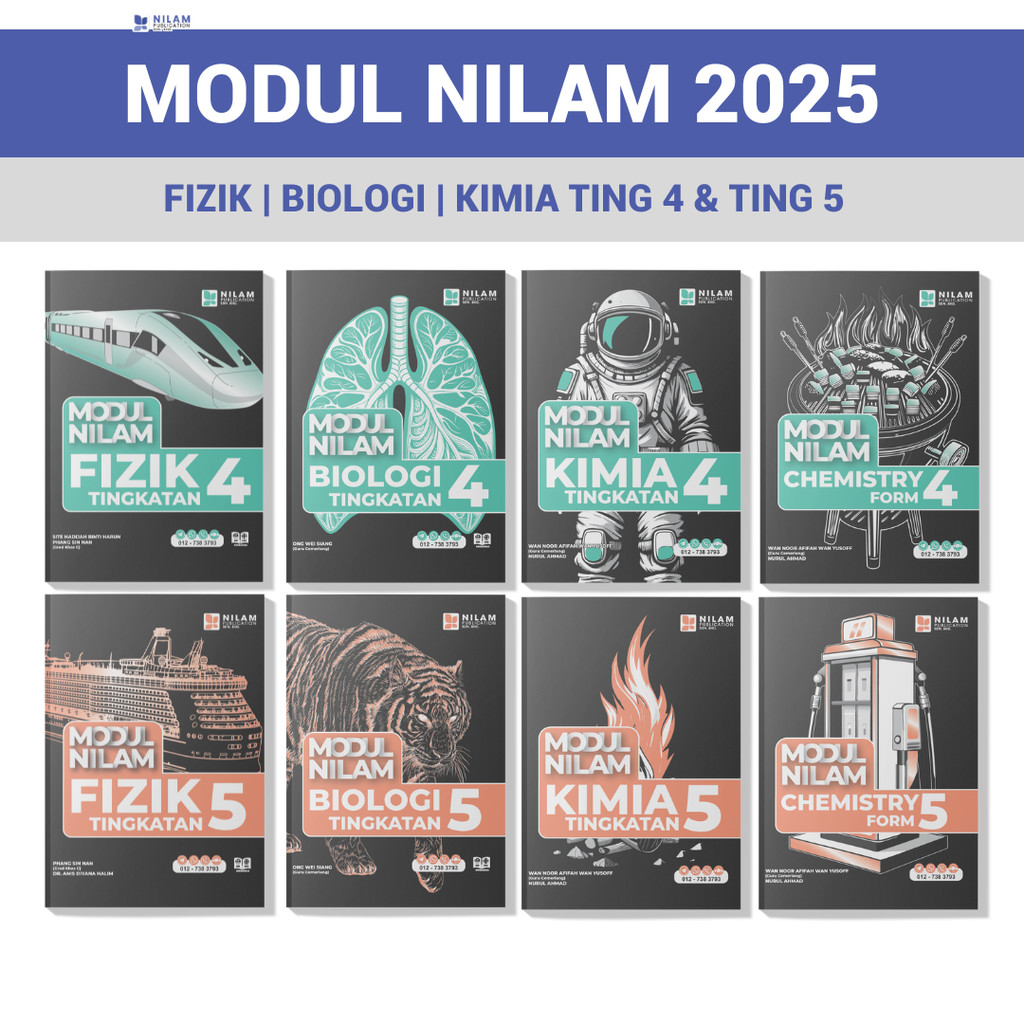 NILAM Modul Fizik Kimia Biologi Tingkatan 4 5 (2025) | Shopee Malaysia