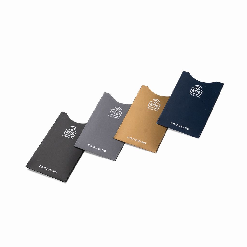 Crossing RFID Blocking Credit Card Sleeves Set Of 4 - Assorted | Shopee ...