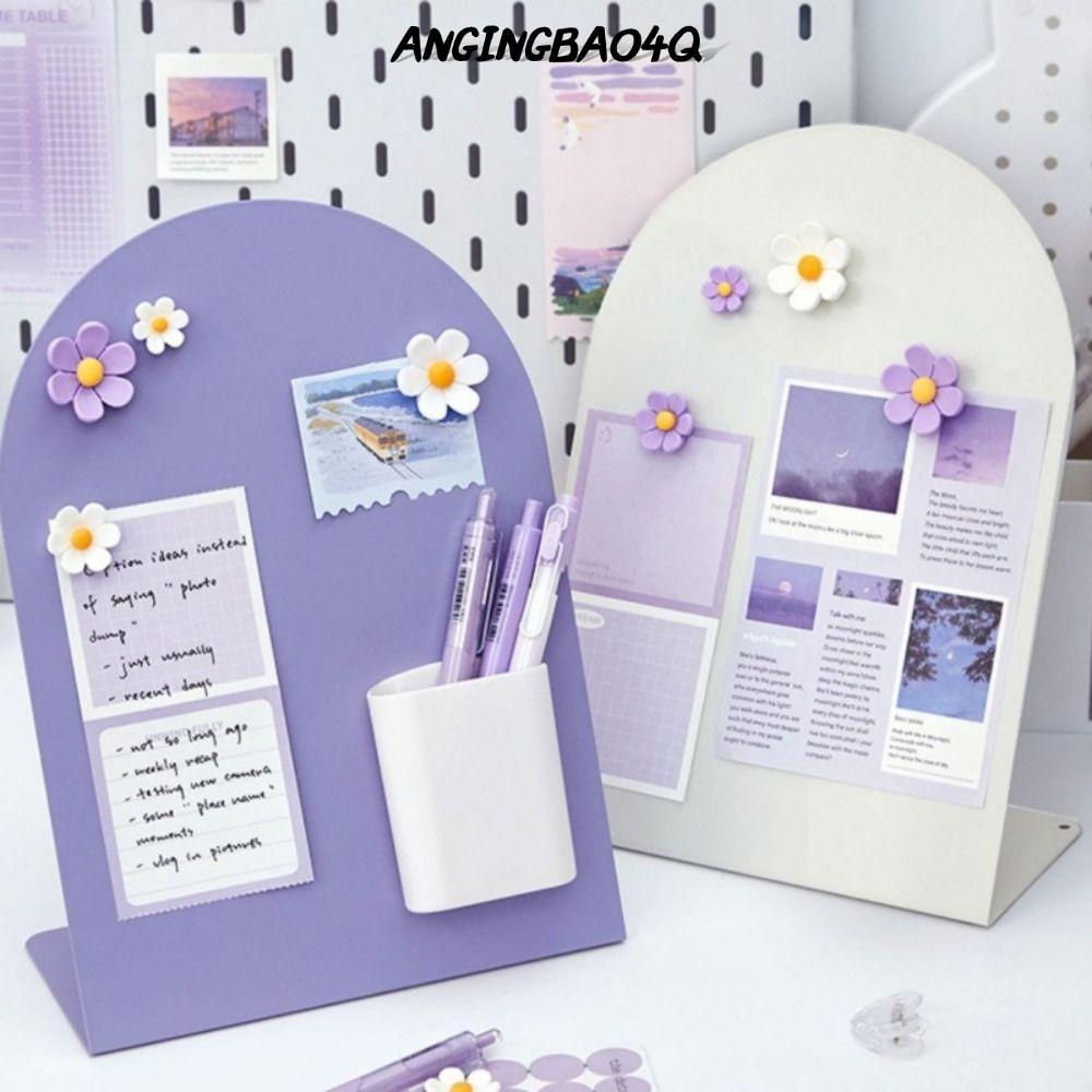 GETVOW Desktop Message Board, Curved Vertical Storage Board, Large ...