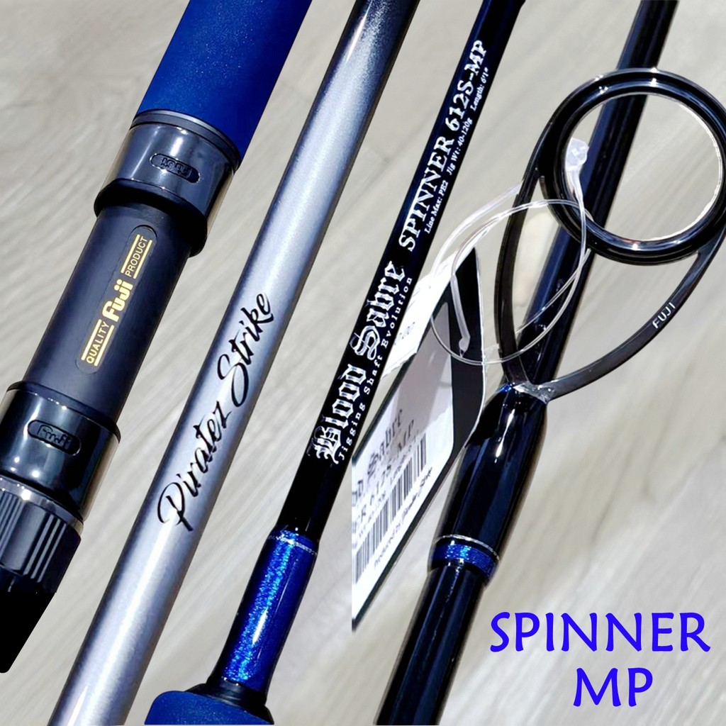 Canne Spinning Piratez Strike 612S | Pêche Leurre 40-120g P.E. 2