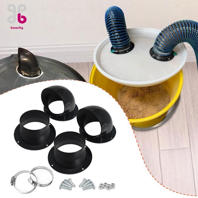 [Baosity] 4 inch Duct Connector Flange Kit Collector Accessories Kit ...