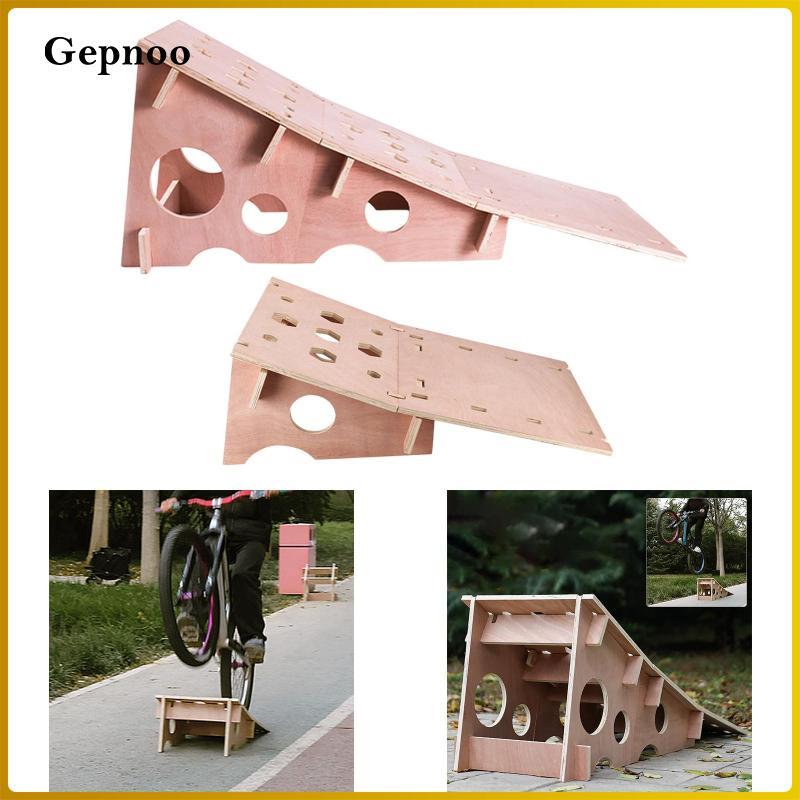 Gepnoo Stable Mountain Bike Jump Ramp Lightweight Durable Structure ...