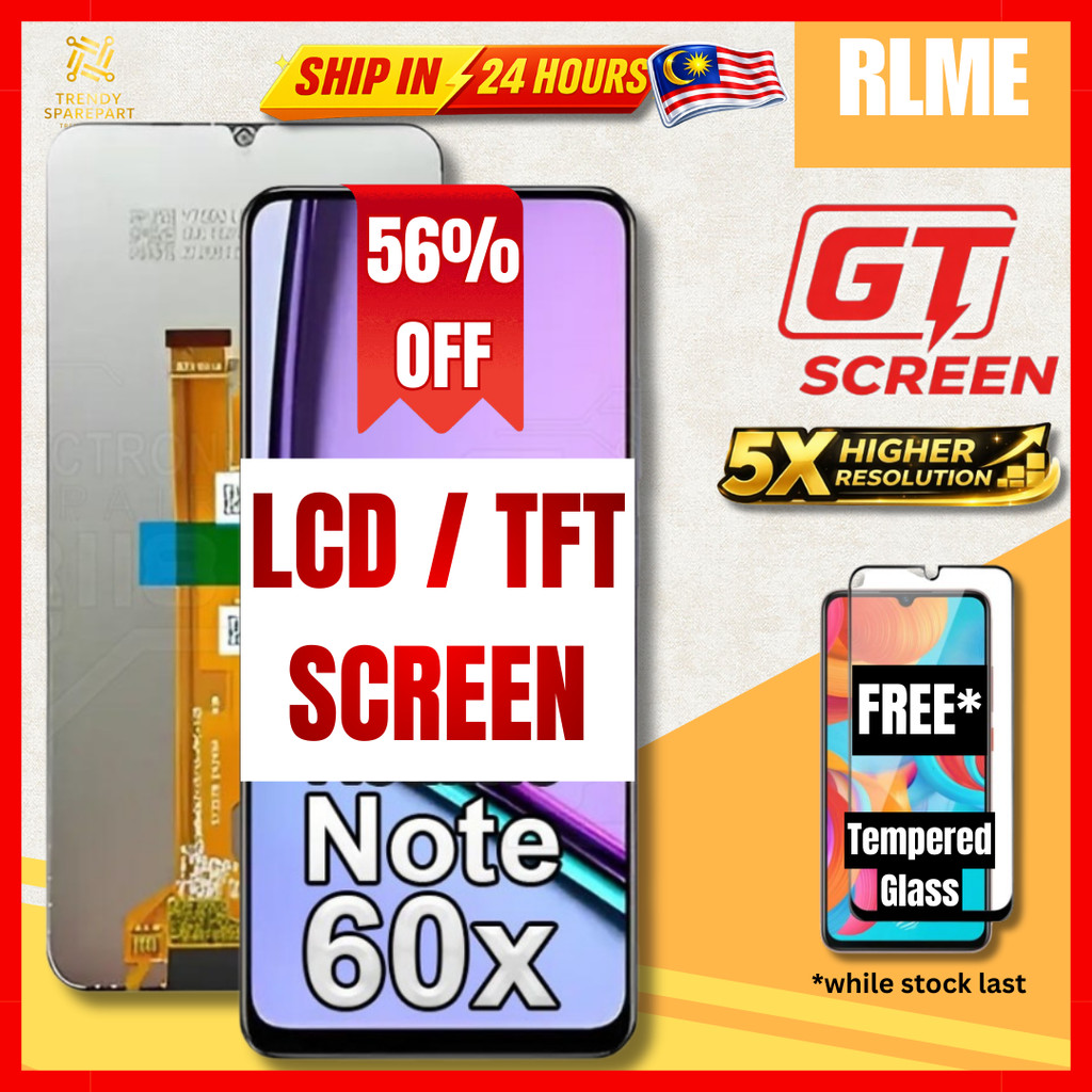 LCD Realme Note 70, Note 60X, Note 60, Note 50 LCD Screen Digitizer ...