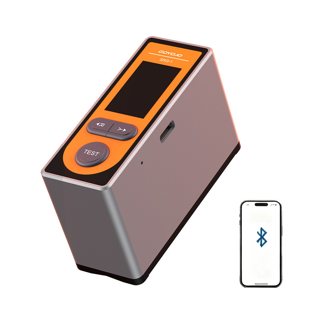 GOYOJO Handheld Digital Surface Roughness Gauge with Bluetooth Ra, Rz ...