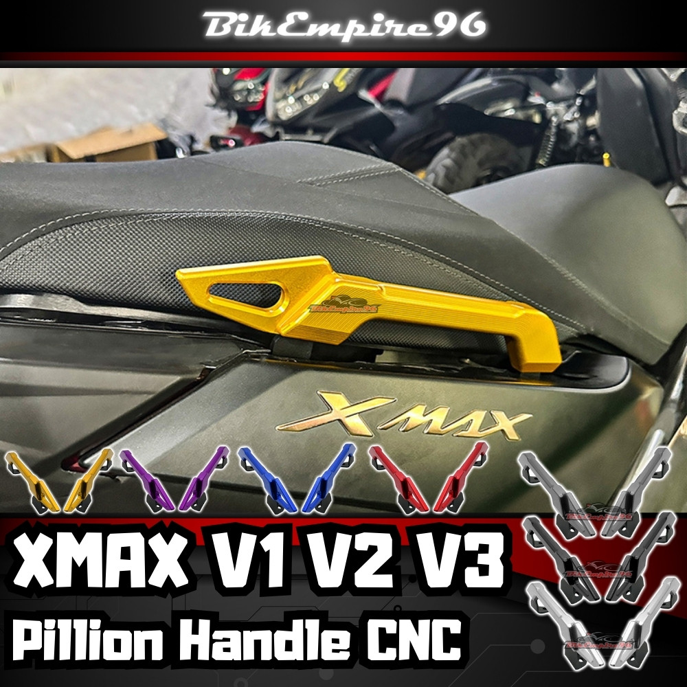 Xmax V1 V2 V3 Pillion Handle CNC Thailook Design Rear Passenger Handle ...