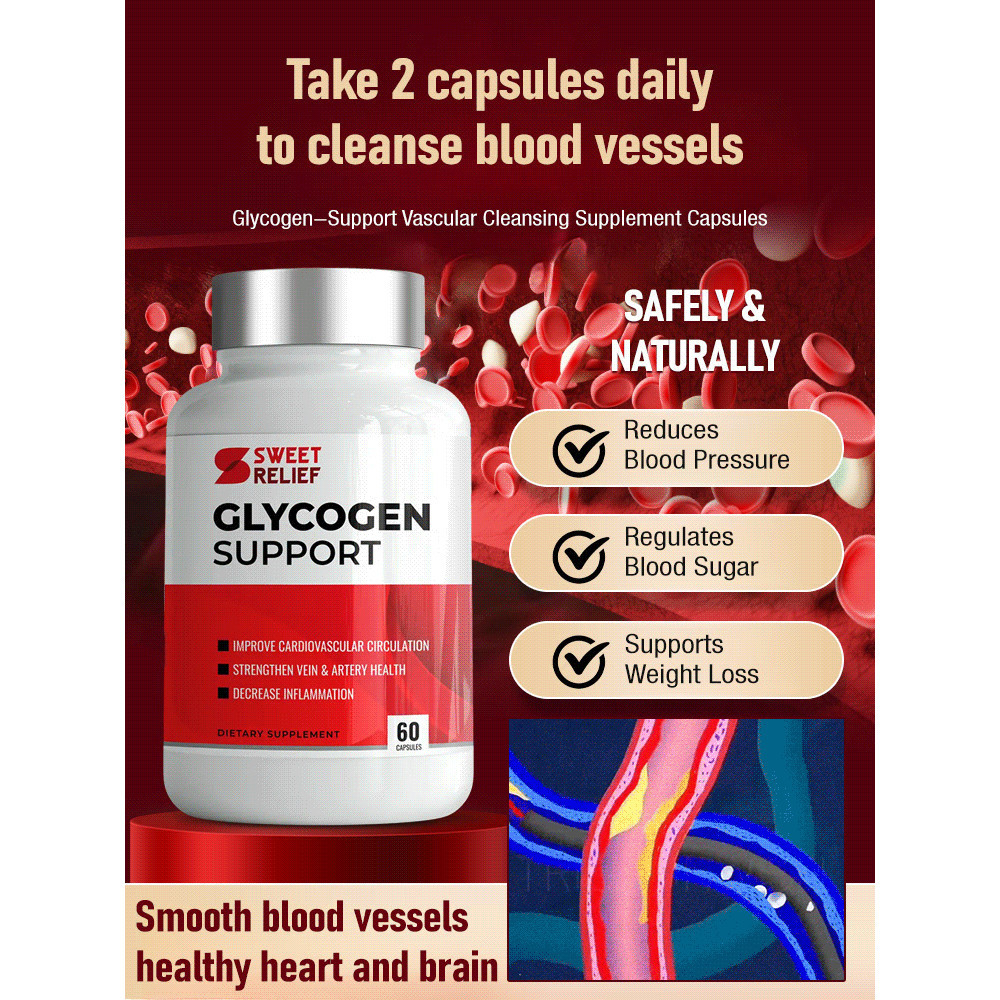 【Doctor-Recommended】Vascular Cleansing Supplement Glycogen Support ...