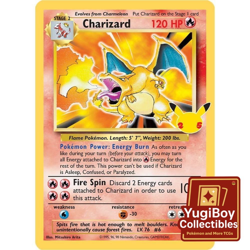 Charizard 4/102 Holo – Celebrations Classic Collection (25th Anniversary)