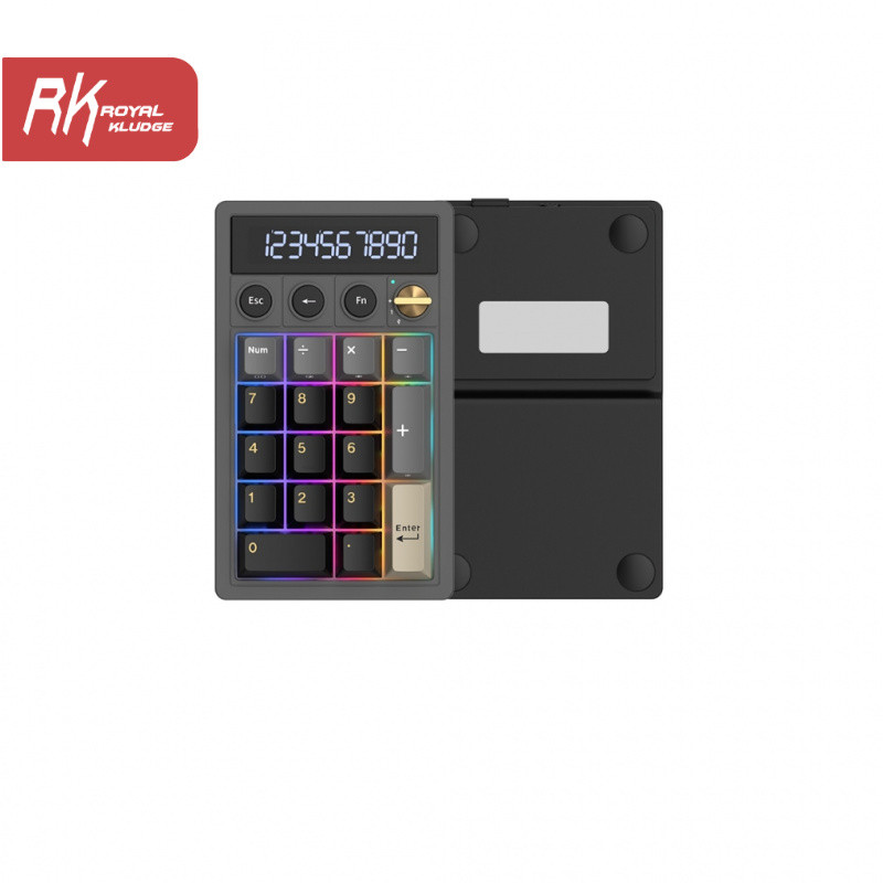 RK ROYAL KLUDGE M20 Numeric Keypad Calculator 2 In 1 With Toggle Knob ...