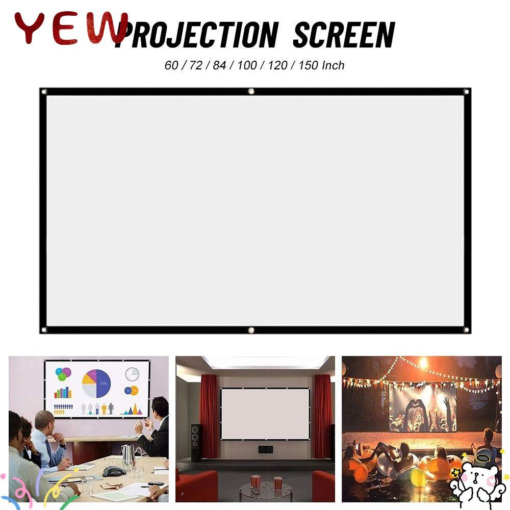YYE Projector Curtains Portable Accessories Easily Install Anti-light ...