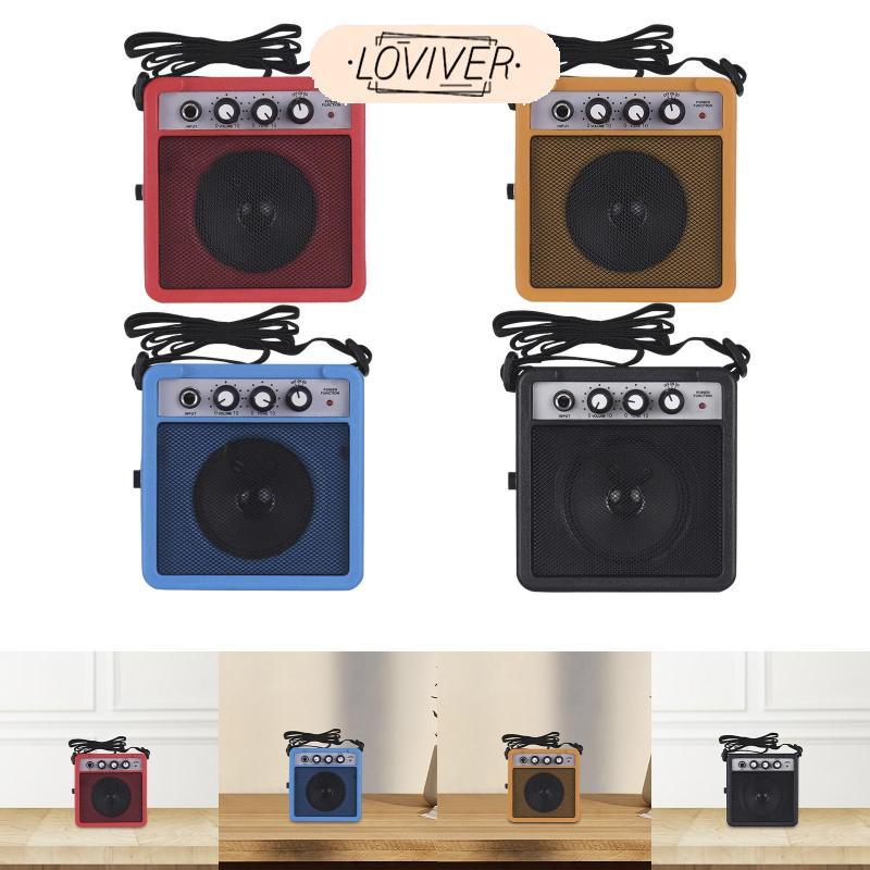 [LOVIVER] Compact Musical Instrument Amplifier Mini Guitar Amp Speaker ...