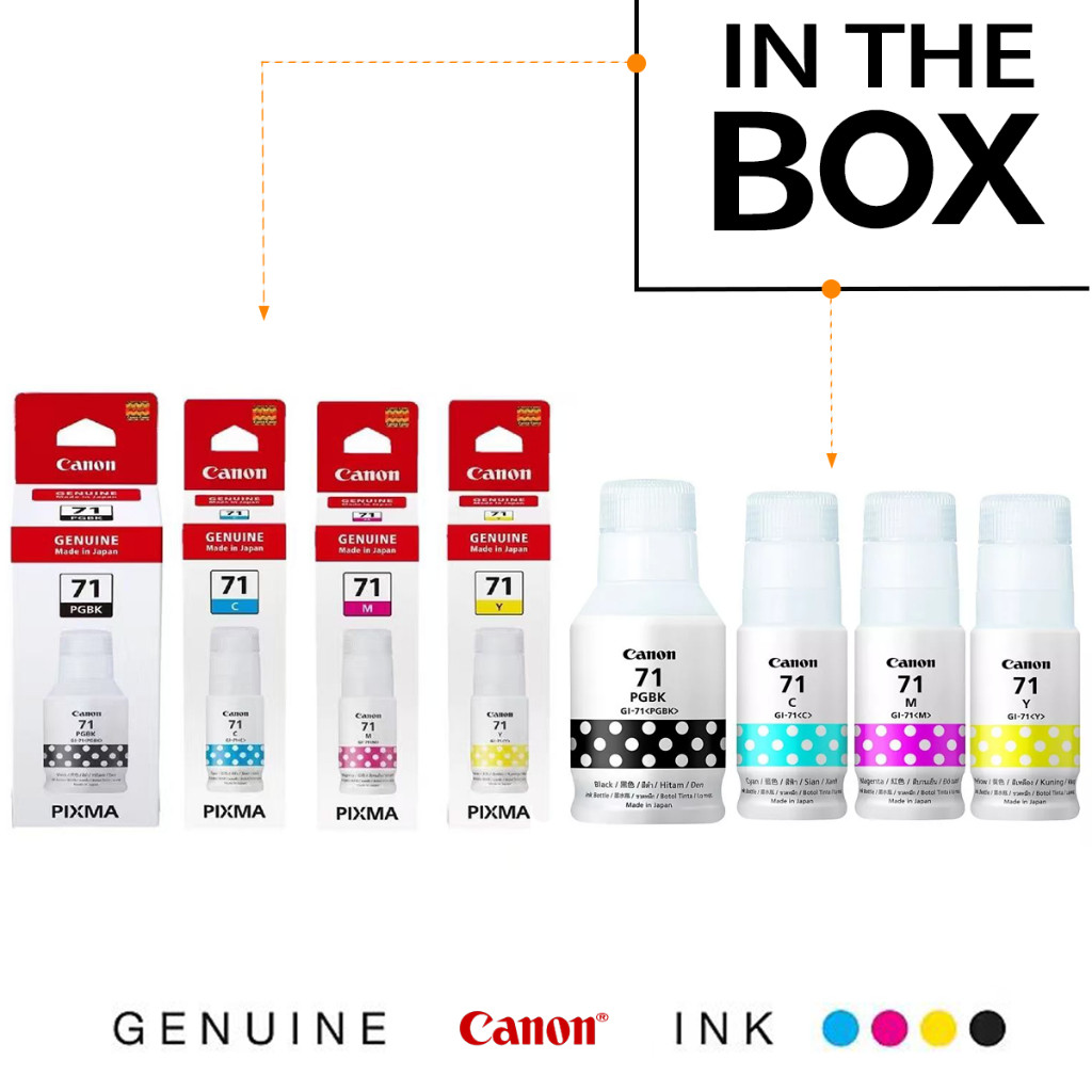 canon GI-71 Ink Original 71 Ink Black canon G3730 G1020 G2020 G2060 ...