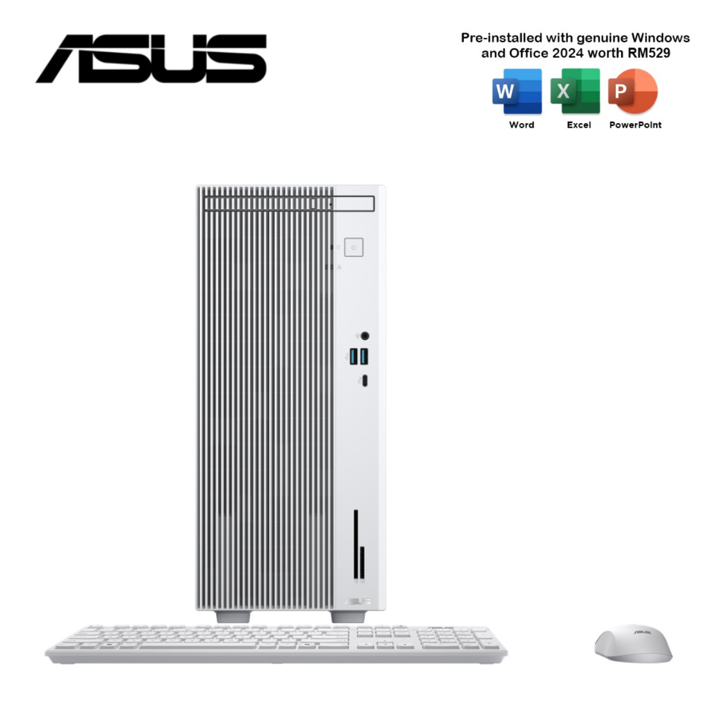 Asus V500MV-13620H033WS SSF Desktop PC White ( i7-13620H, 16GB, 512GB ...