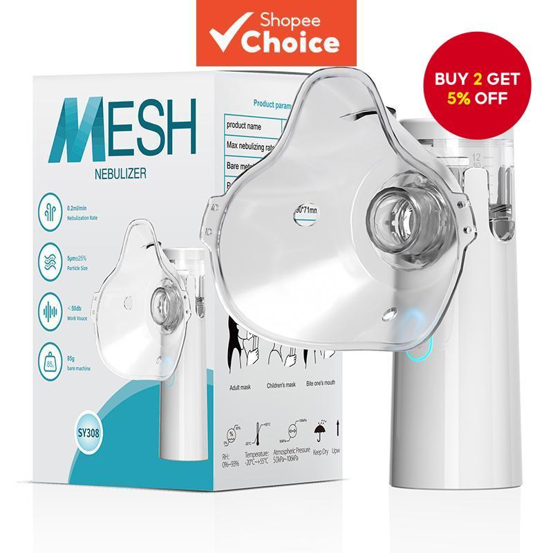 SY308 USB Portable Mesh Nebulizer Machine for Adults and Children ...