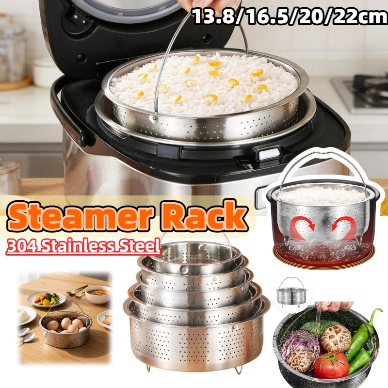 304 Stainless Steel Steamer Rack Rice Cooker For Rice Egg Vegetable ...