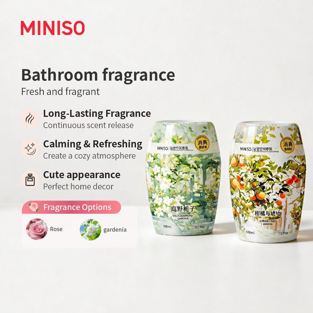 MINISO Scented Air Fresheners Toilet Natural Essential Oil Solid ...