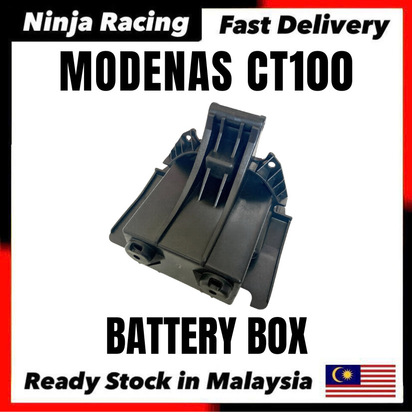 MODENAS CT100 BATTERY BOX ( BATTERY CASE ) // ORIGINAL 32097-512-0003 ...