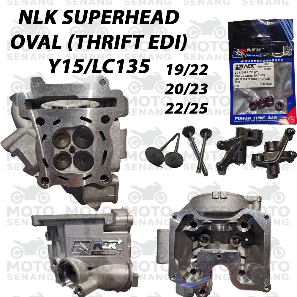 NLK PERFORMANCE Y15/LC135 SUPERHEAD OVAL THRIFT EDITION FULL SET 19 ...