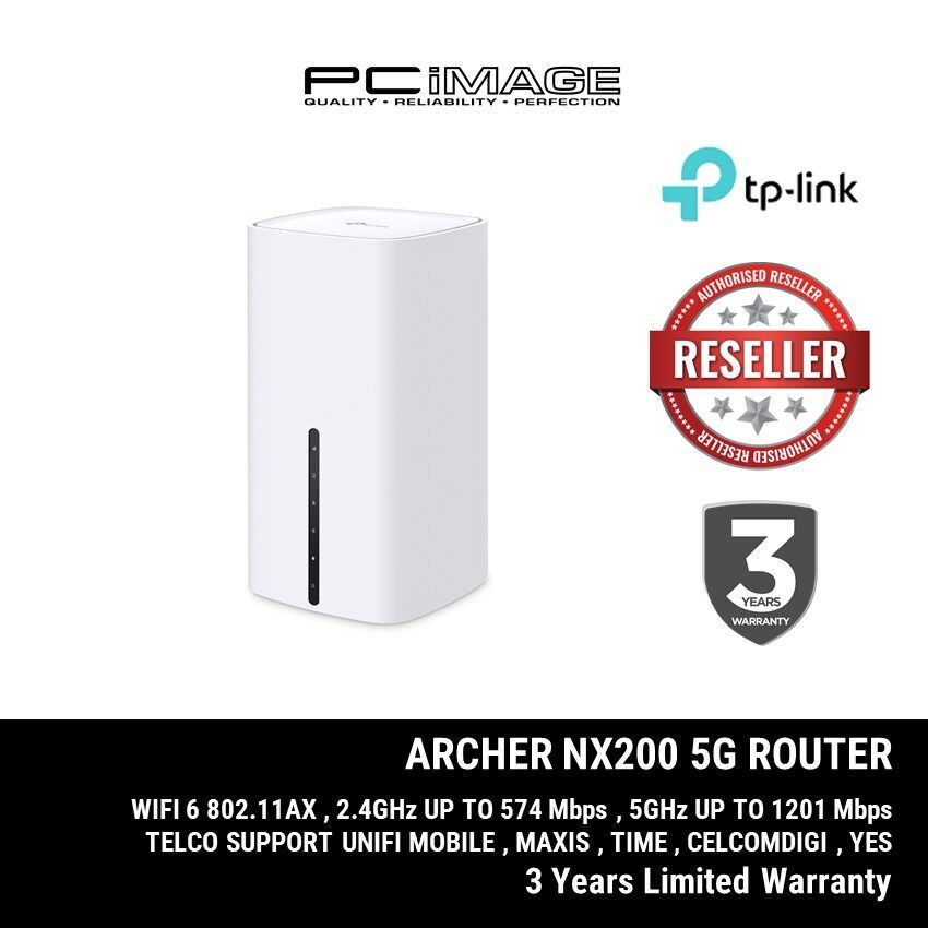 TP-LINK ARCHER NX200/NX205 5G AX1800/AX1500 WIRELESS DUAL BAND GIGABIT ...