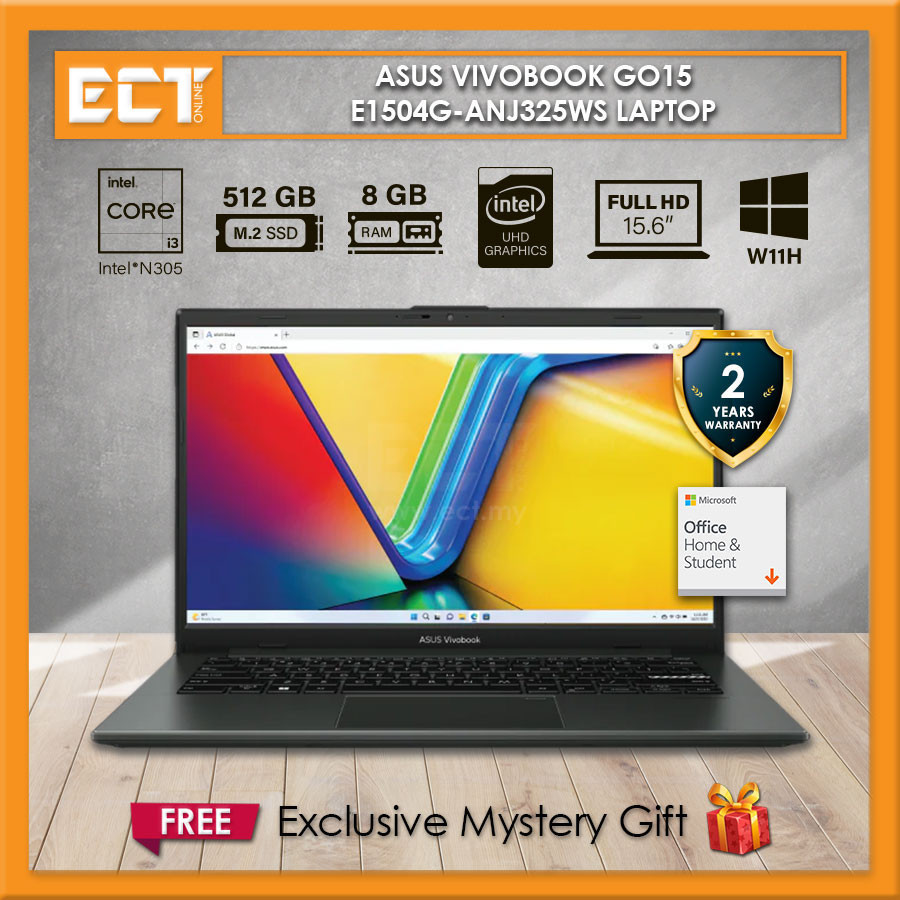 Asus VivoBook Go15 E1504G-ANJ325WS / ANJ327WS Laptop (i3-N305 3.80GHz ...