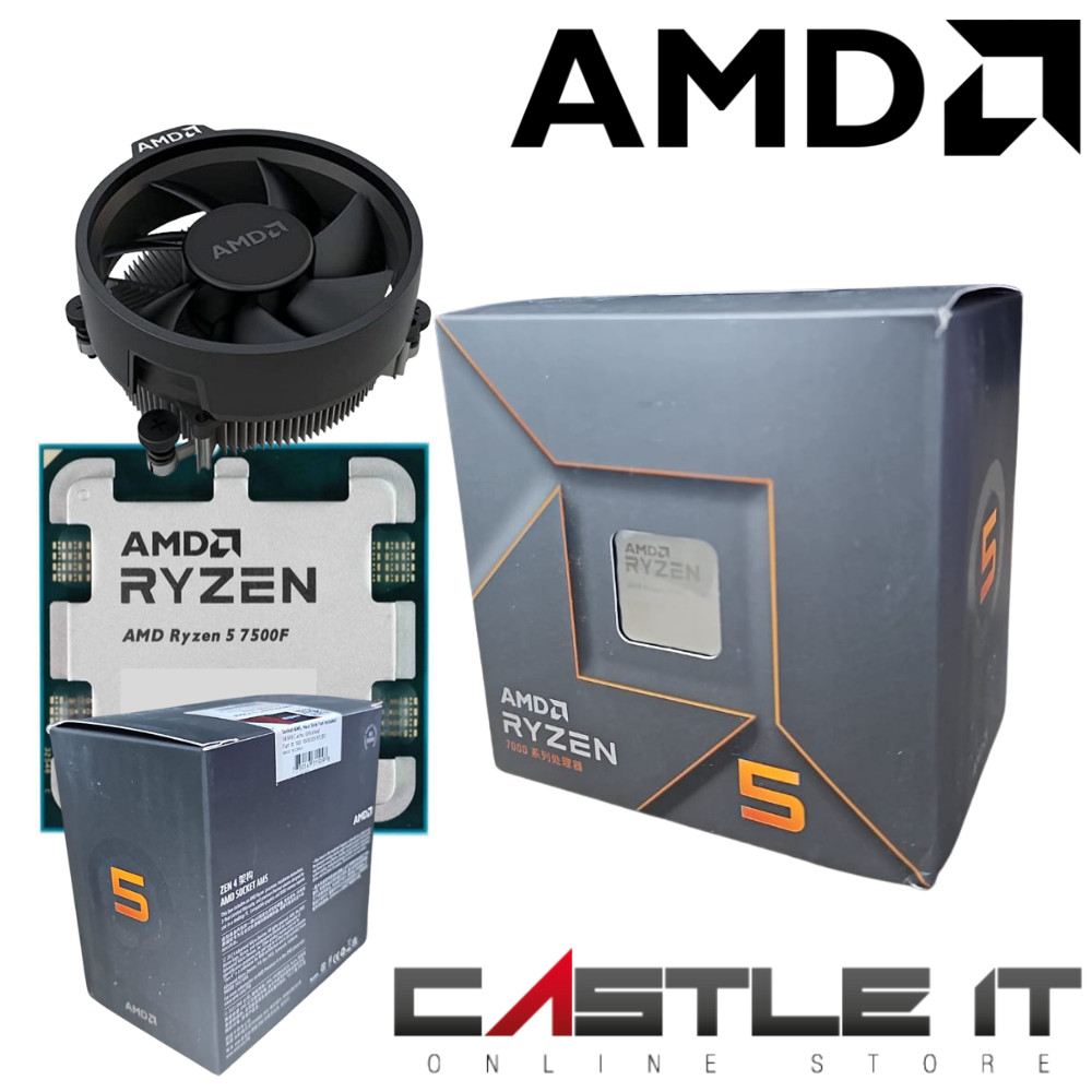 AMD Ryzen 5 7500F Processor AM5 6 Core 12 Thread Up To 5.0GHz