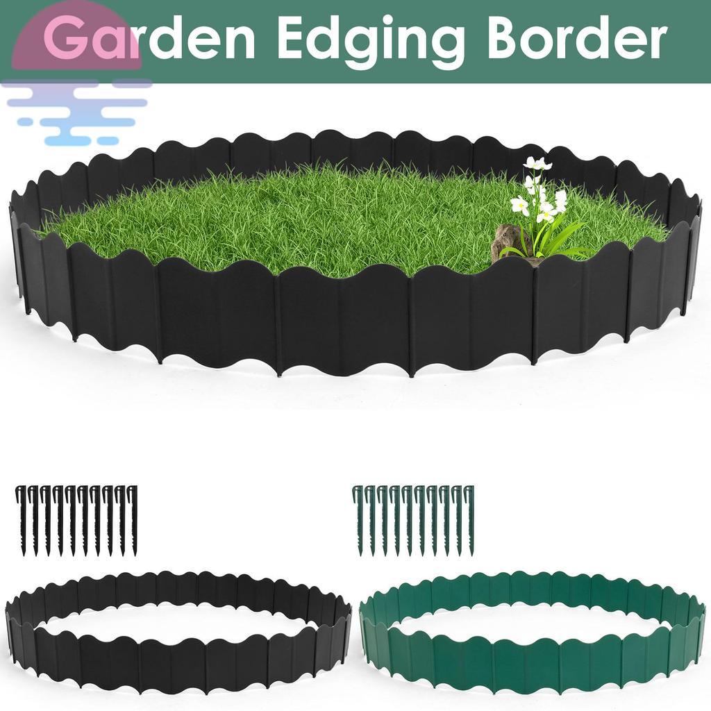 Lawn Border Sturdy Versatile Interlocking Fence Gardens Borders Kit for ...