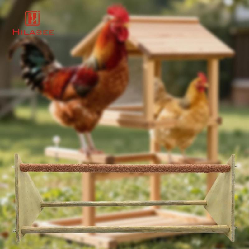 [UsusexaMY] Triangle Wood Chicken Perch Roosting Bar Poultry Stand ...