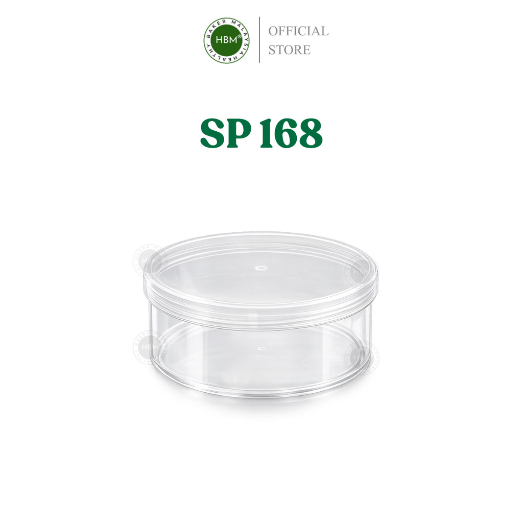 SP 168 / SP168 PLASTIC ROUND COOKIES CONTAINER / BEKAS KUIH RAYA ...