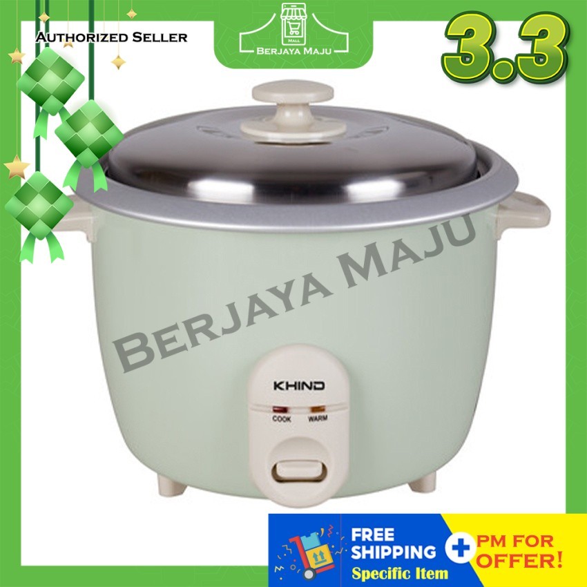 Khind 2.8L Electric Rice Cooker RC728 (Green) | Shopee Malaysia
