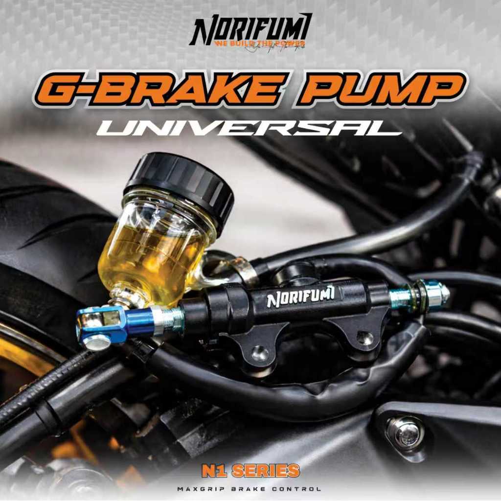 NORIFUMI G-MASTER PUMP REAR UNIVERSAL N1 SERIES BRAKE MASTER PUMP ...