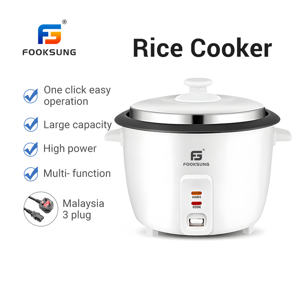 Fooksung 6L Non-Stick Rice Cooker Periuk Nasi Elektrik Kecil Multi ...