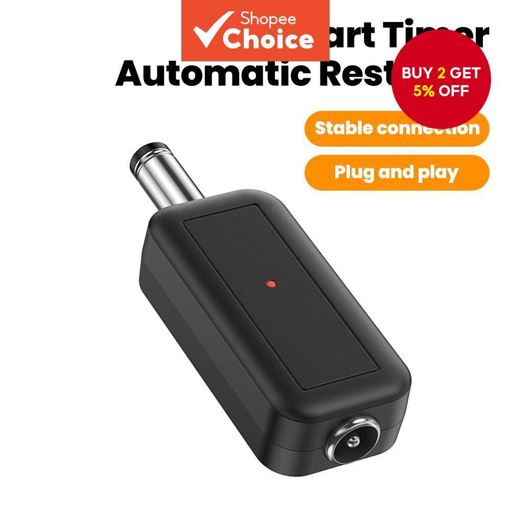 DC WiFi Auto Reboot Router 24H Automatic Power Off Reset Tool 5.5x2.1mm ...