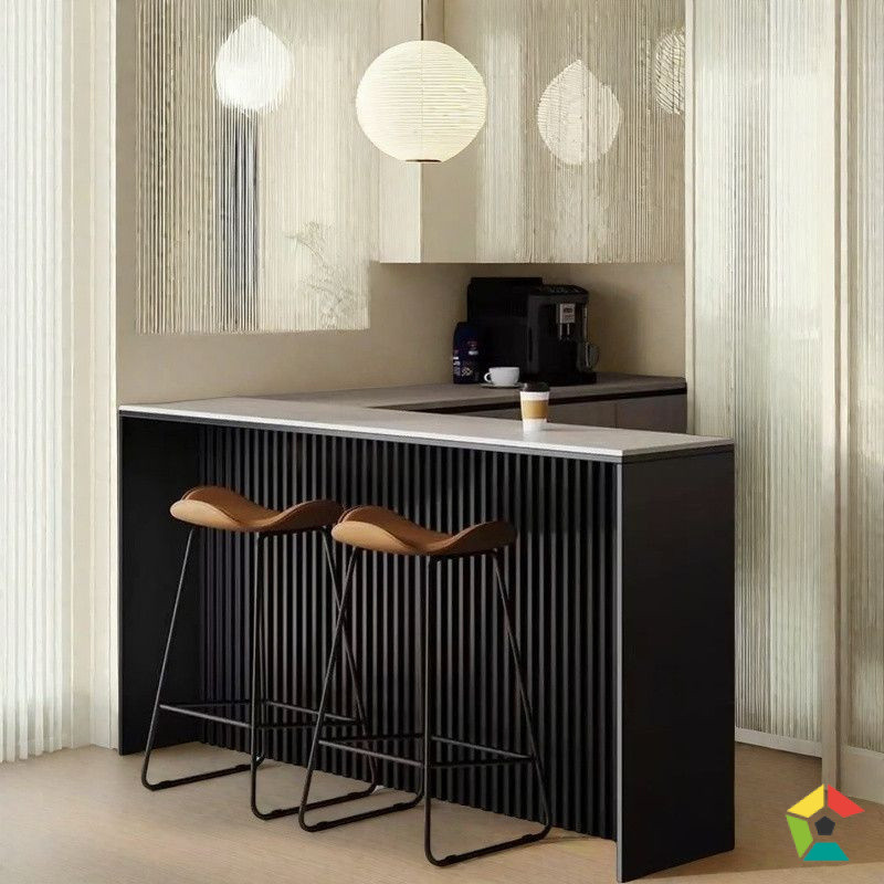 Modern Bar Table Counter Kitchen Island Partition Divider Home Cafe ...