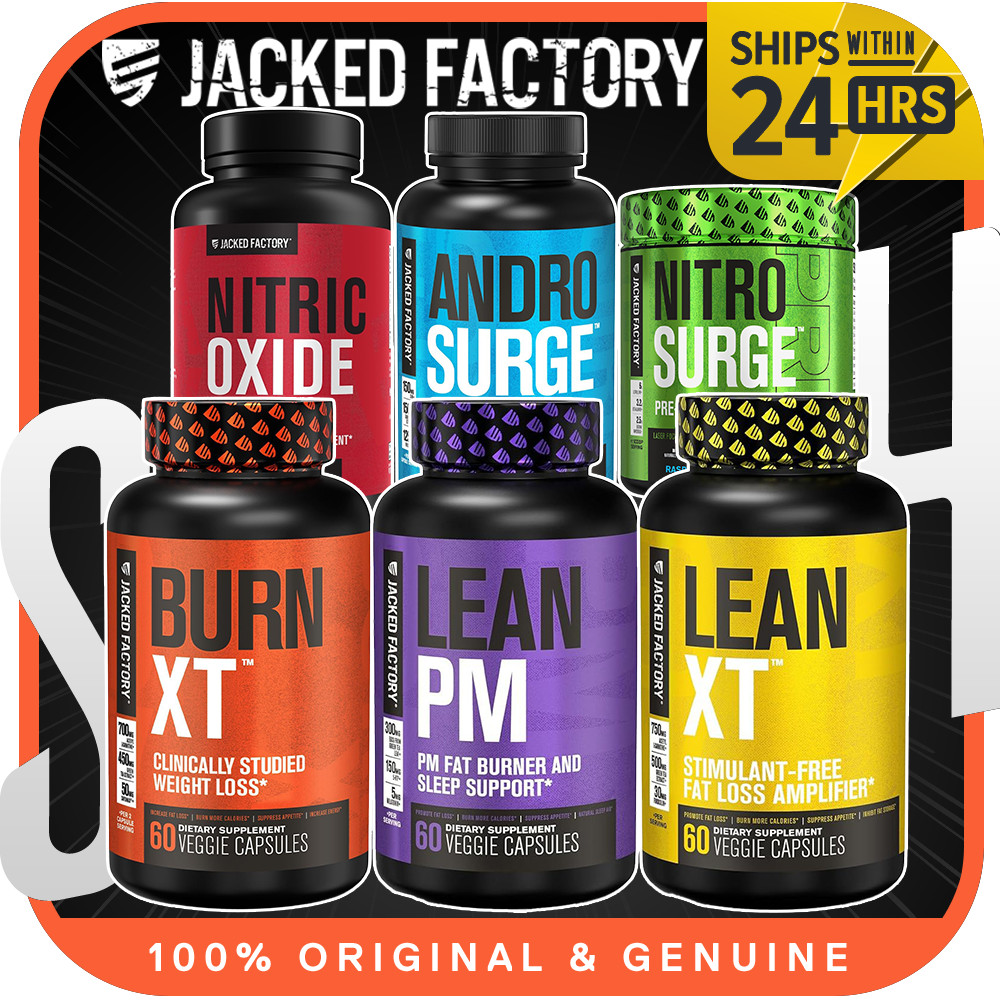 Jacked Factory Burn-XT Thermogenic Fat Burner, Weight Loss Supplement l ...
