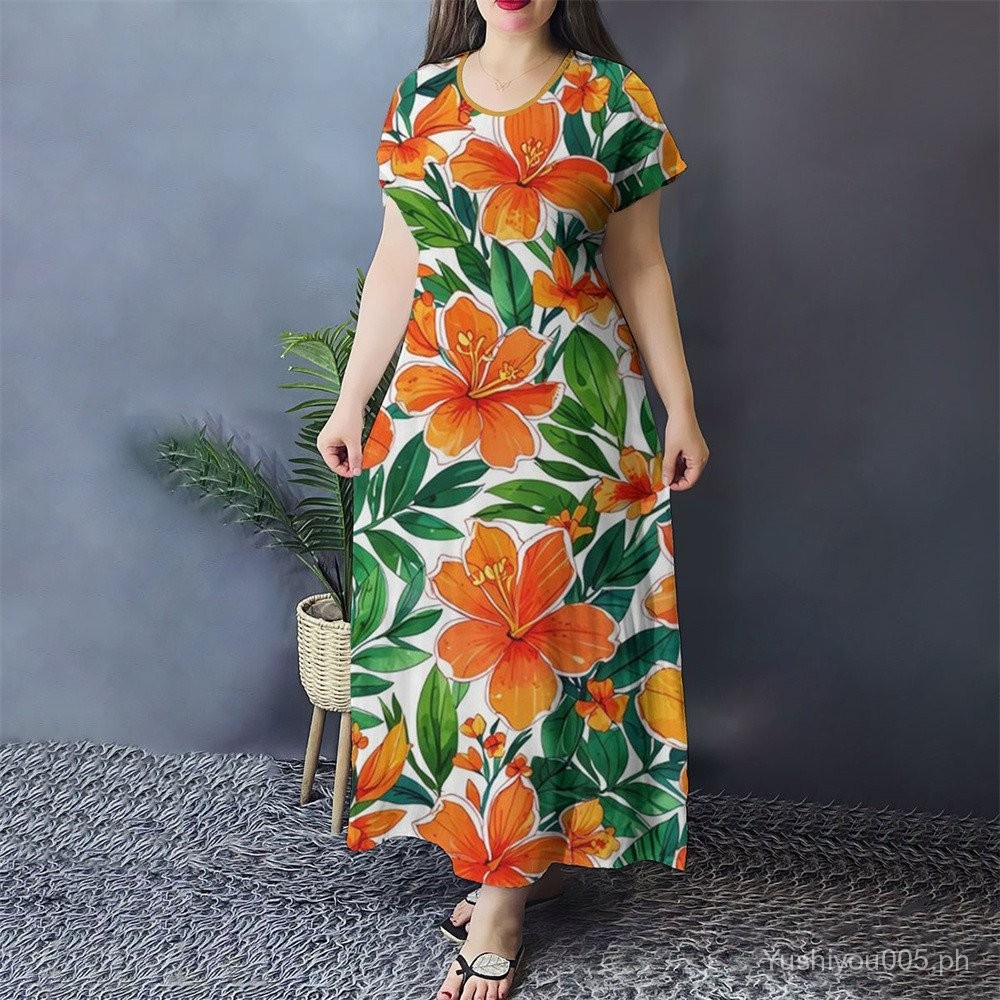 slim fit dress slacks Passion Navy Blue Moonkiss Hawaiian Dress for Women