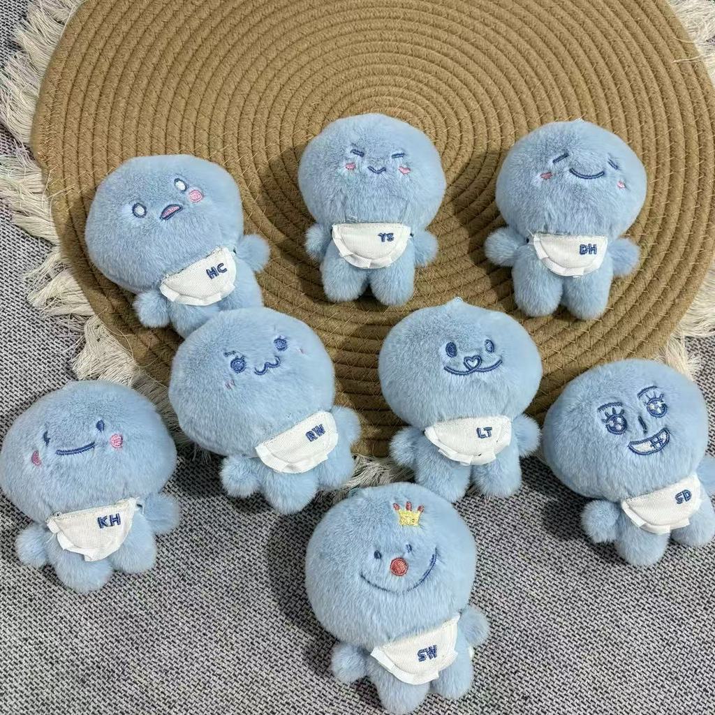 SJ Market Super Junior Plush Keyring Cute Blue Stuffed Toy Doll