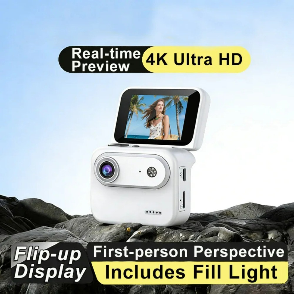 Y360 Action Camera With Flip Screen 4K Ultra HD Recording VLOG-Ready ...