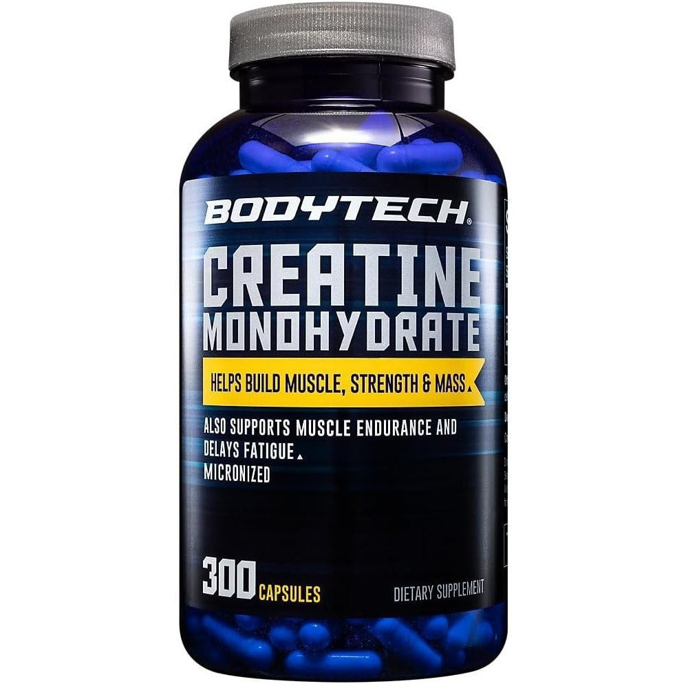 BodyTech Creatine Monohydrate (300 Capsules) | Shopee Malaysia