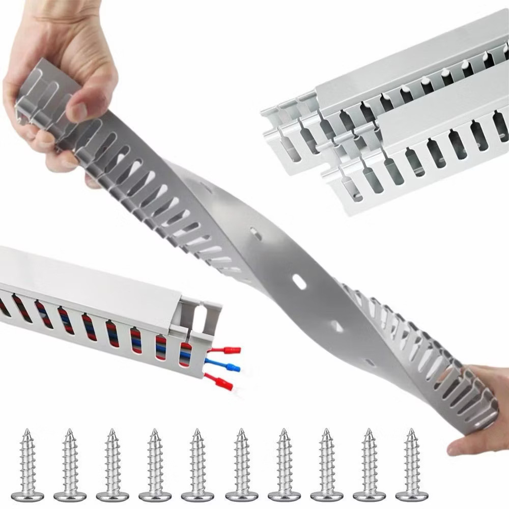 Shopping 200cm Desk Cable Management PVC Wiring Duct U-shaped Casing ...