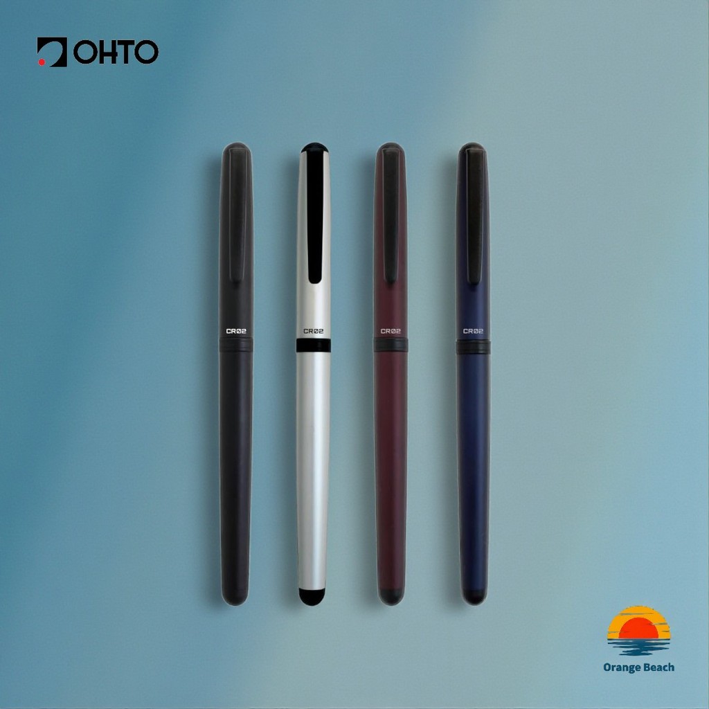 OHTO CR02 Water-Based Ballpoint/0.5mm SiC Ceramic/Non-Dry C-305P/Slim ...