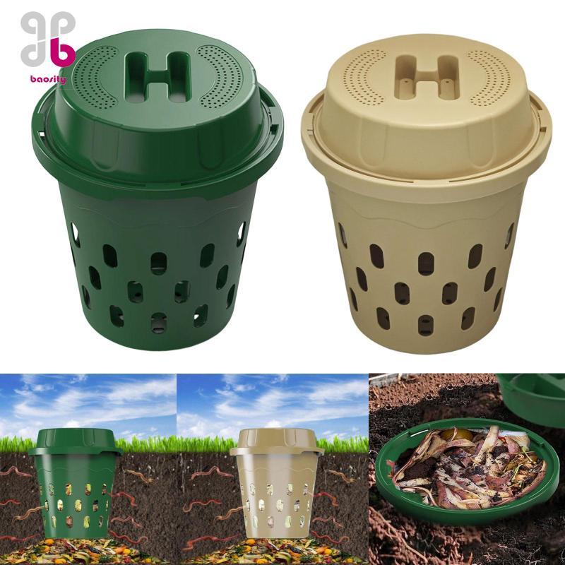 [Baosity] Compost Bin Ventilation Hole, Portable Inground Composter ...