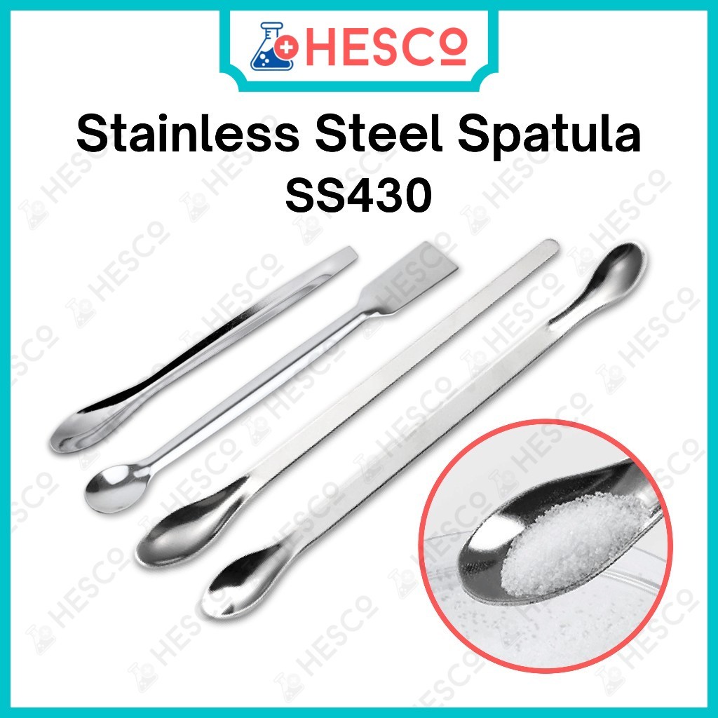 Laboratory Spatula Stainless Steel SS430 – Scrap & Spoon, Single Spoon ...