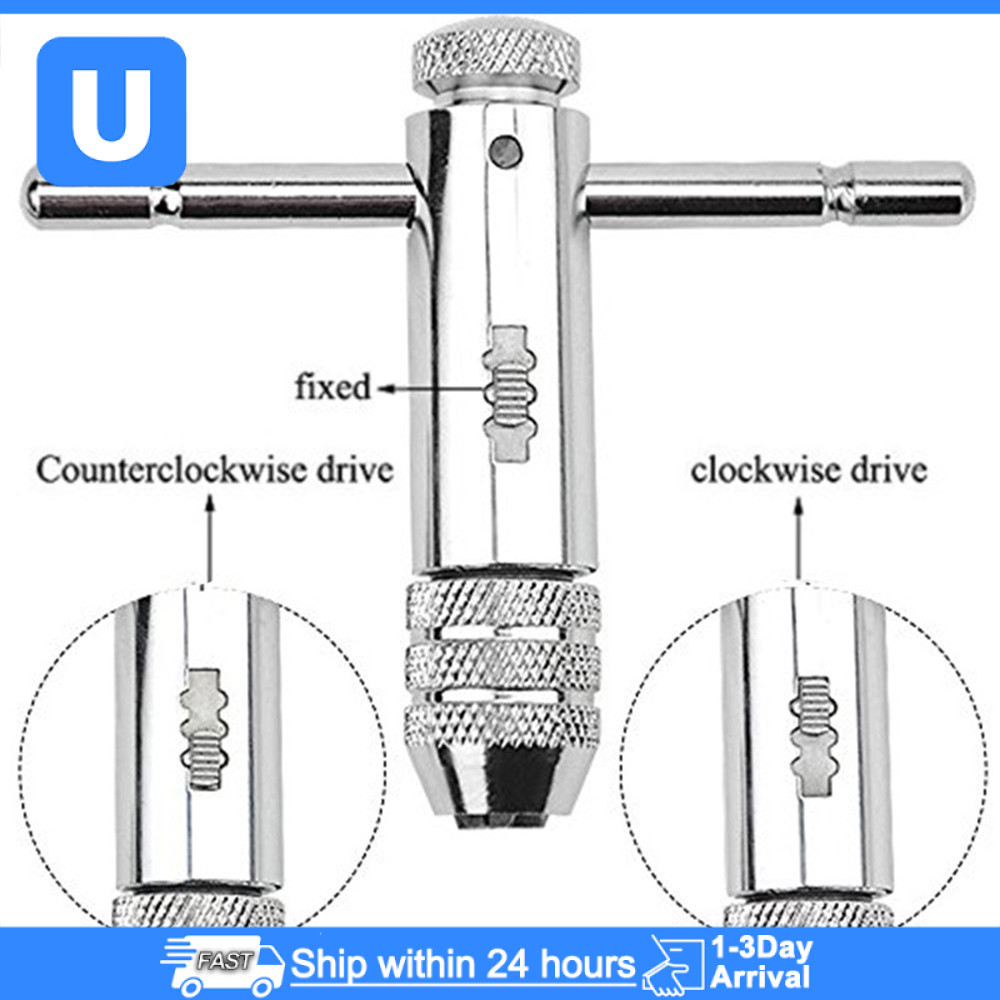 *Local Shipping* Adjustable T-Handle Ratchet Tap Reamer M3-M8 Holder ...