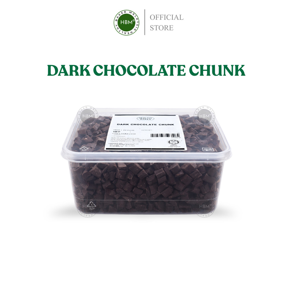 Dark Chocolate Chunk / Ketul Coklat Hitam / Chocolate Chunks for Baking ...