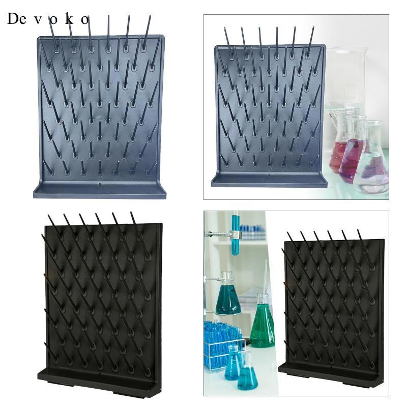 [Devoko] Laboratory Glassware Drainer Rack, 52 Detachable Pegs ...