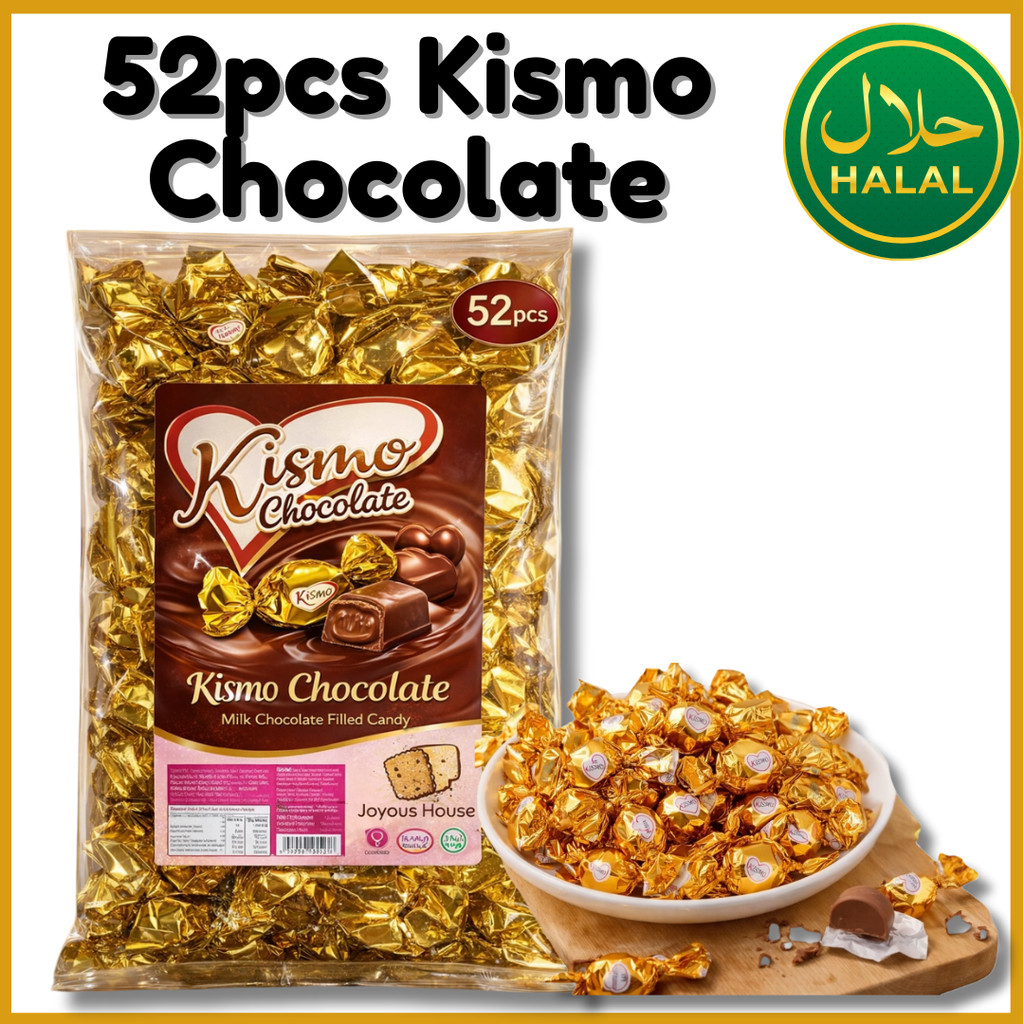 52pcs Kismo Milk Chocolate – Golden Kismo Halal Certified | Shopee Malaysia