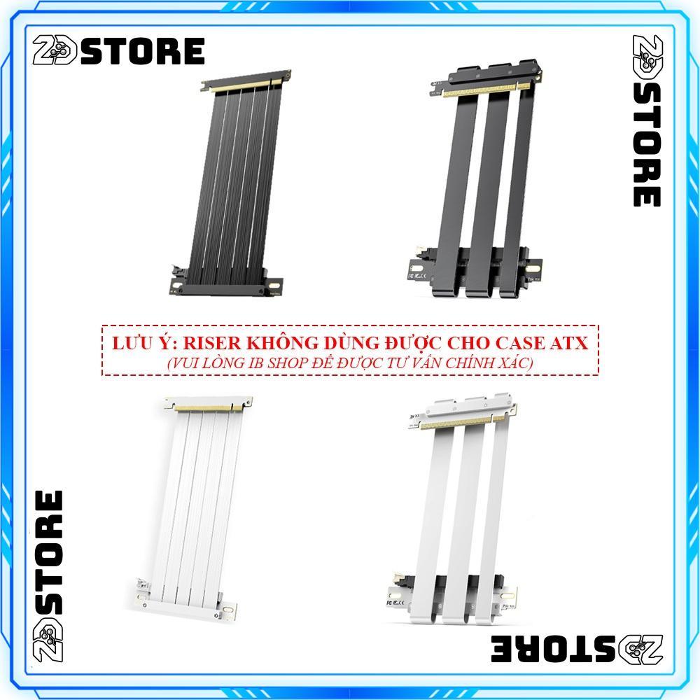RISER 180 DEGREE CABLE SHK PCIE 3.0/4.0/5.0 X16 (20CM/ FOR ITX SANDWICH ...