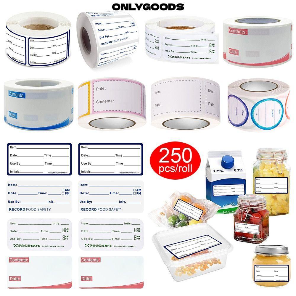 ONLYY Food Storage Label Waterproof Food Freezer Refrigerator Date ...